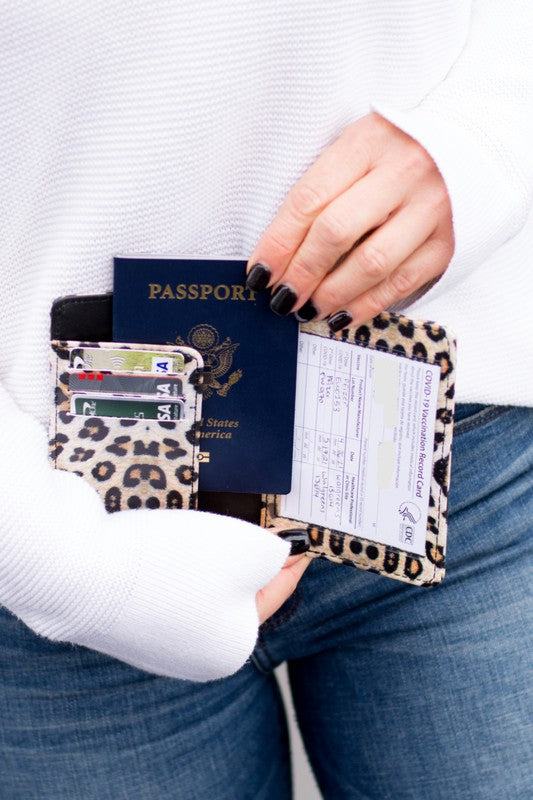 Passport and Vaccine Credit Card Wallet