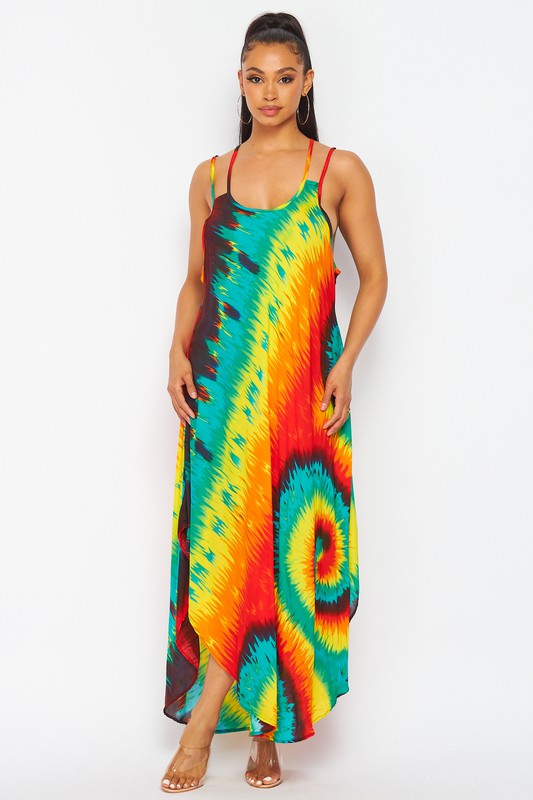 TIE DYE MAXI DRESS