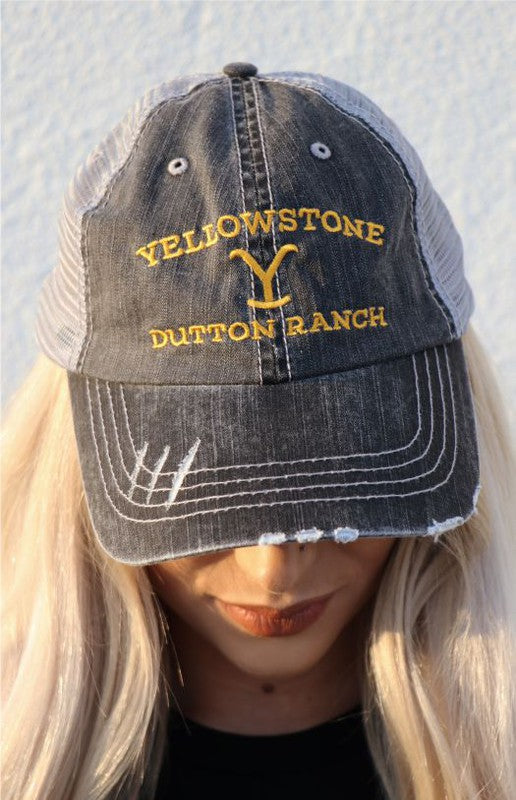 Yellowstone Dutton Ranch Trucker Hat